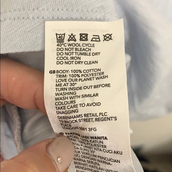 Jasper conran plus size ShortSleeve light blue top - Picture 5 of 5